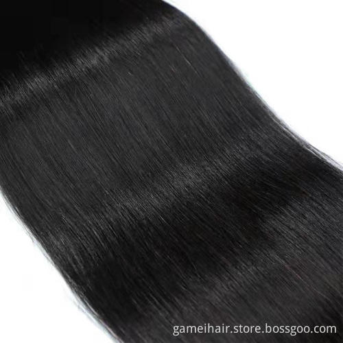 100% Human Hair Vendors Have Straight Bundles Raw Brazilian hair